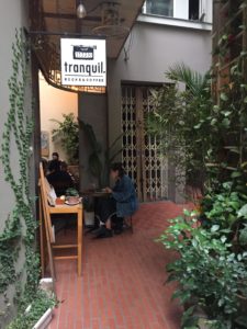 Tranquil Book Cafe in Hanoi Vietnam