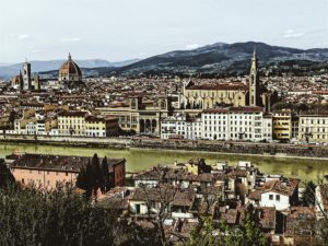 The view of Florence from Piazzale Michelangelo