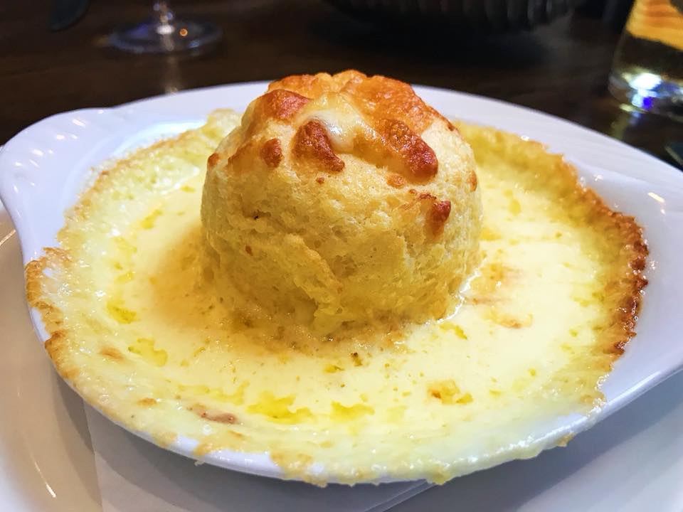 Cheese Souffle at Bristol Harbour Hotel's Jetty Restaurant