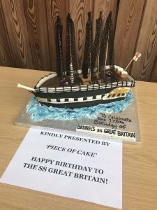 SS Great Britain Birthday Cake
