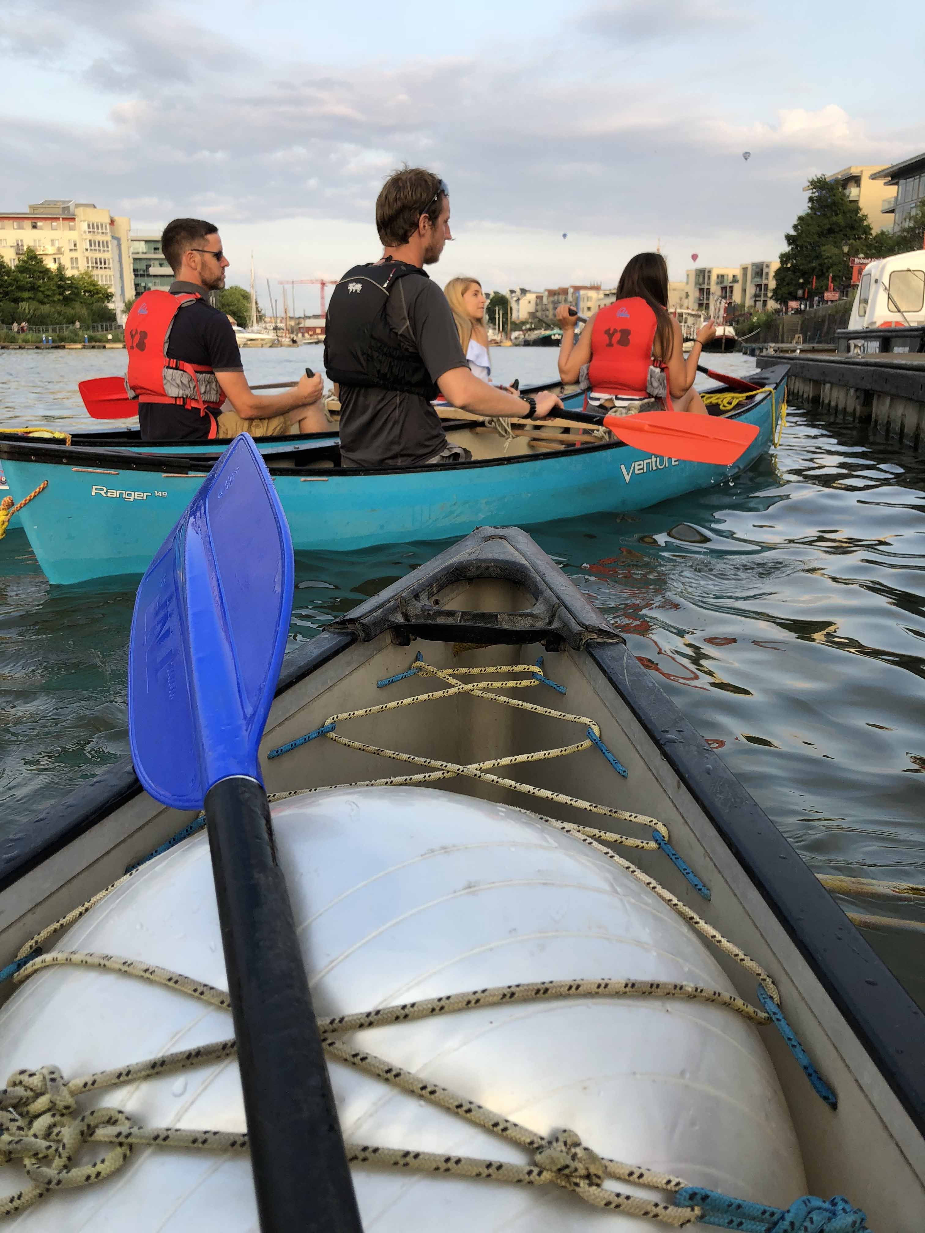 Canoeing taster with Young Bristol