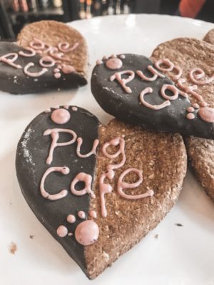 Pug Cafe Bristol pug cookies