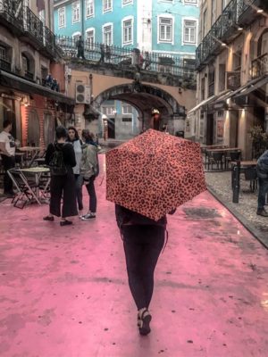 Lisbon's Pink Street