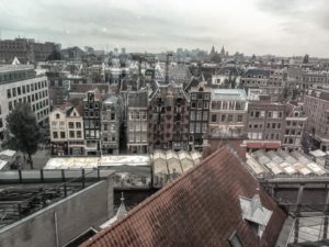 Blue Amsterdam Rooftop Panoramic Views