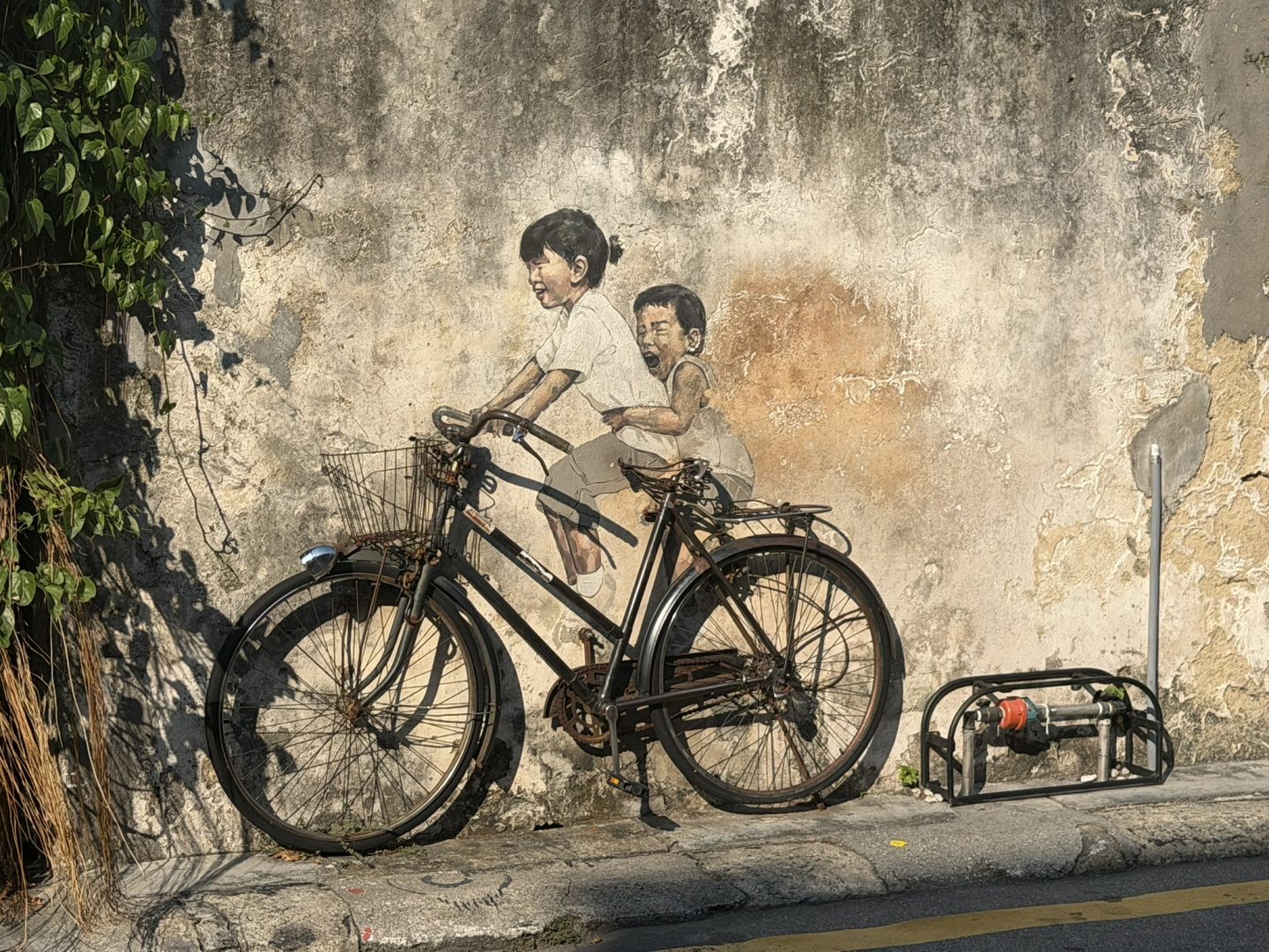 Street art on Armenian Street in George Town, Penang