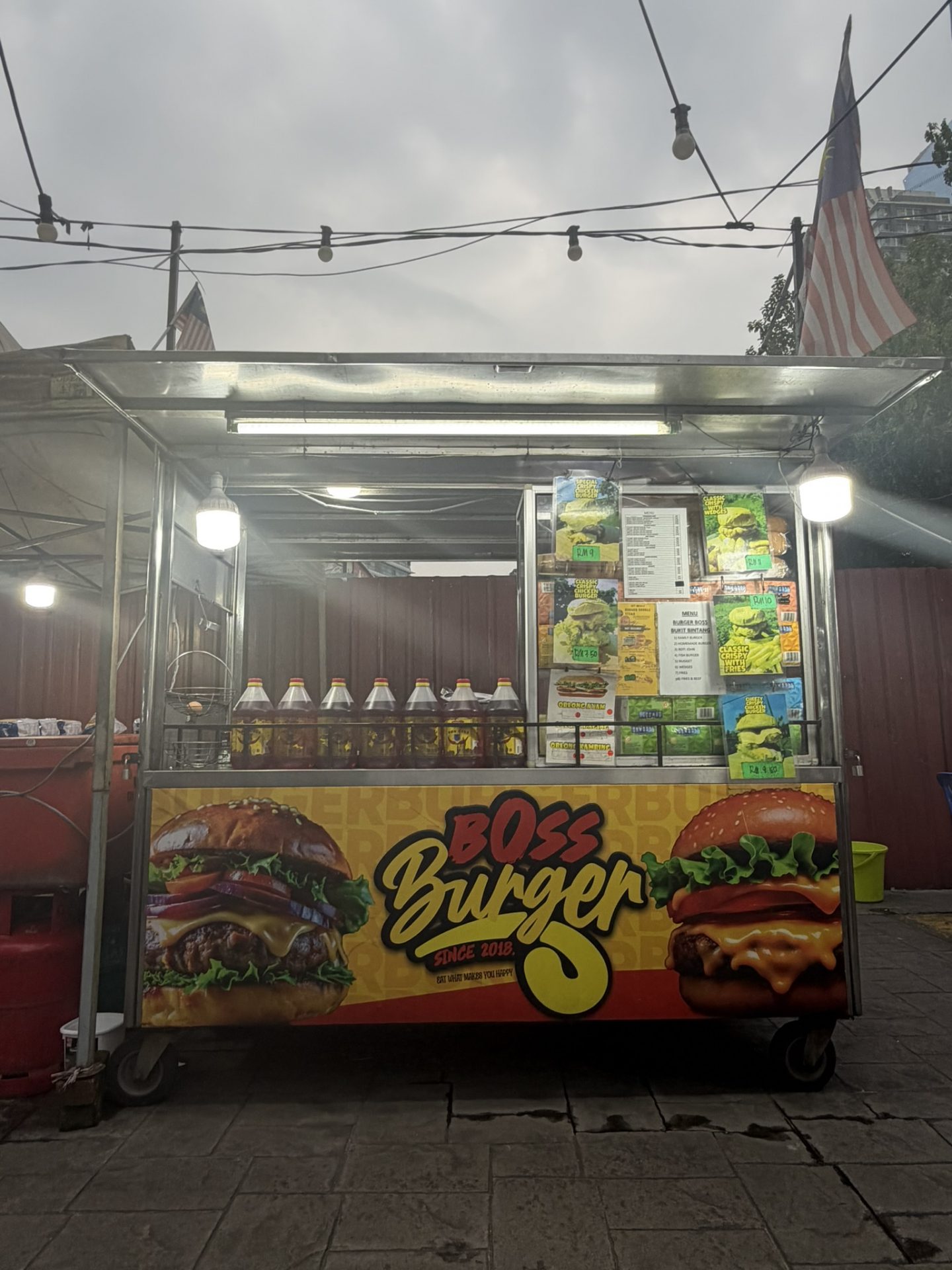 Boss Burgers at Jalan Alor, Kuala Lumpur