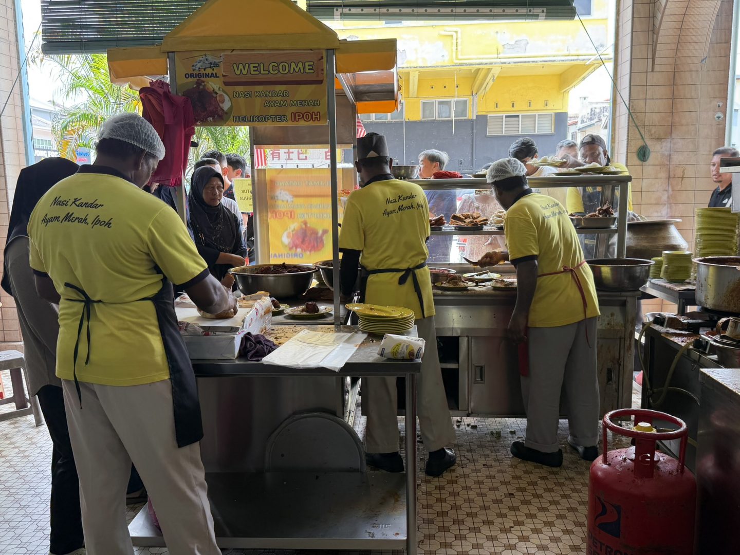 Nasi Kandar Ayam Merah (Nasi Ganja)