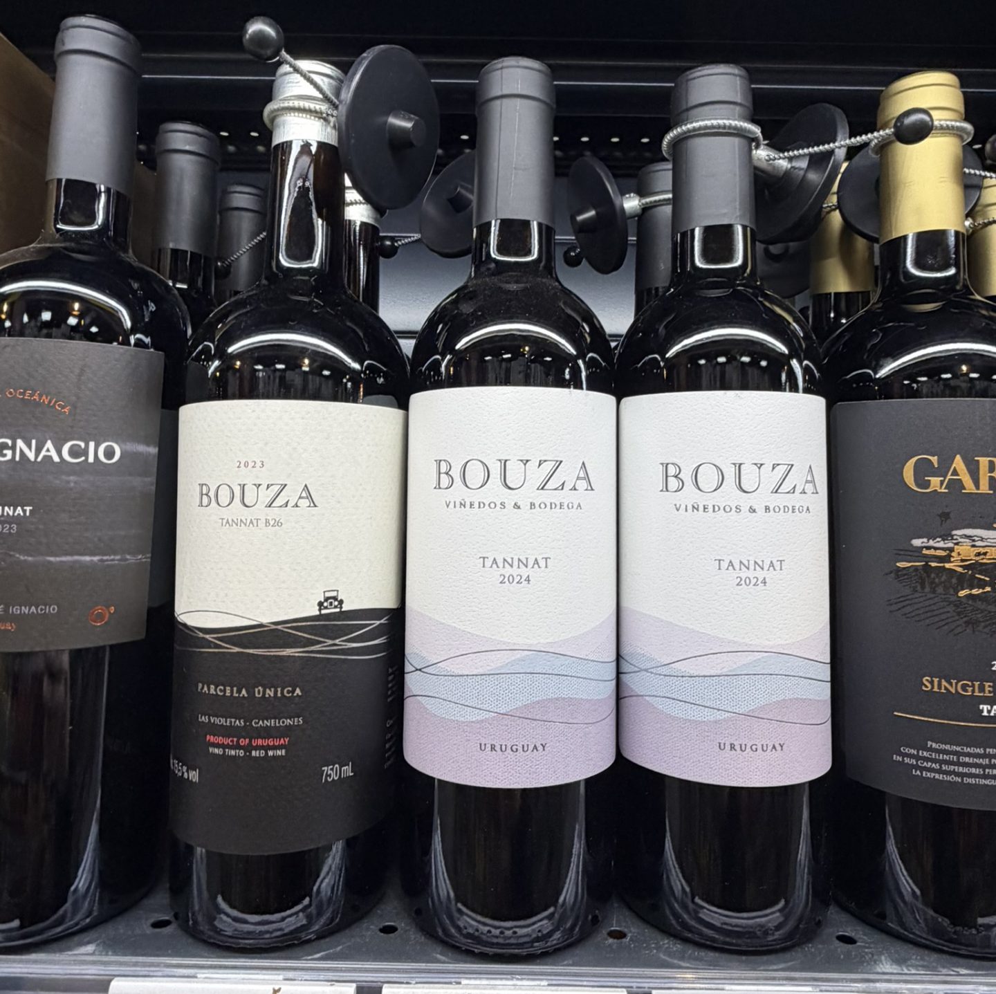 Bodega Bouza Tannat wine bottles for sale in Uruguay