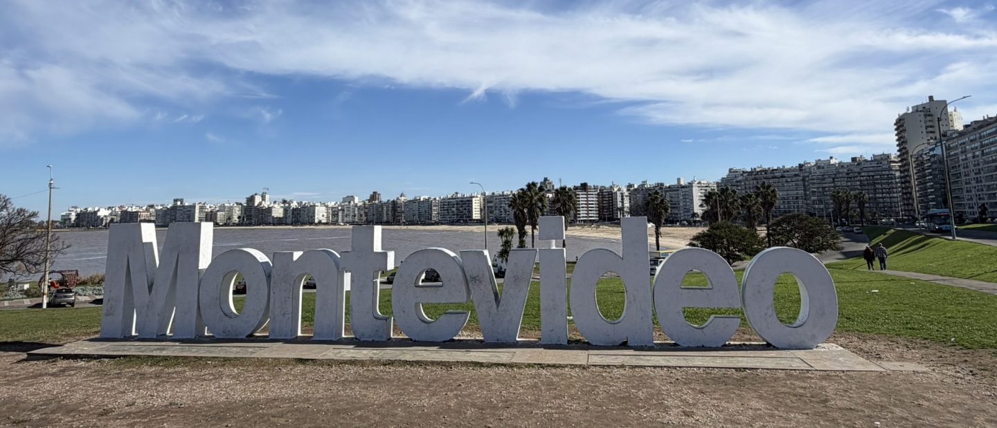 Montevideo letters in Uruguay