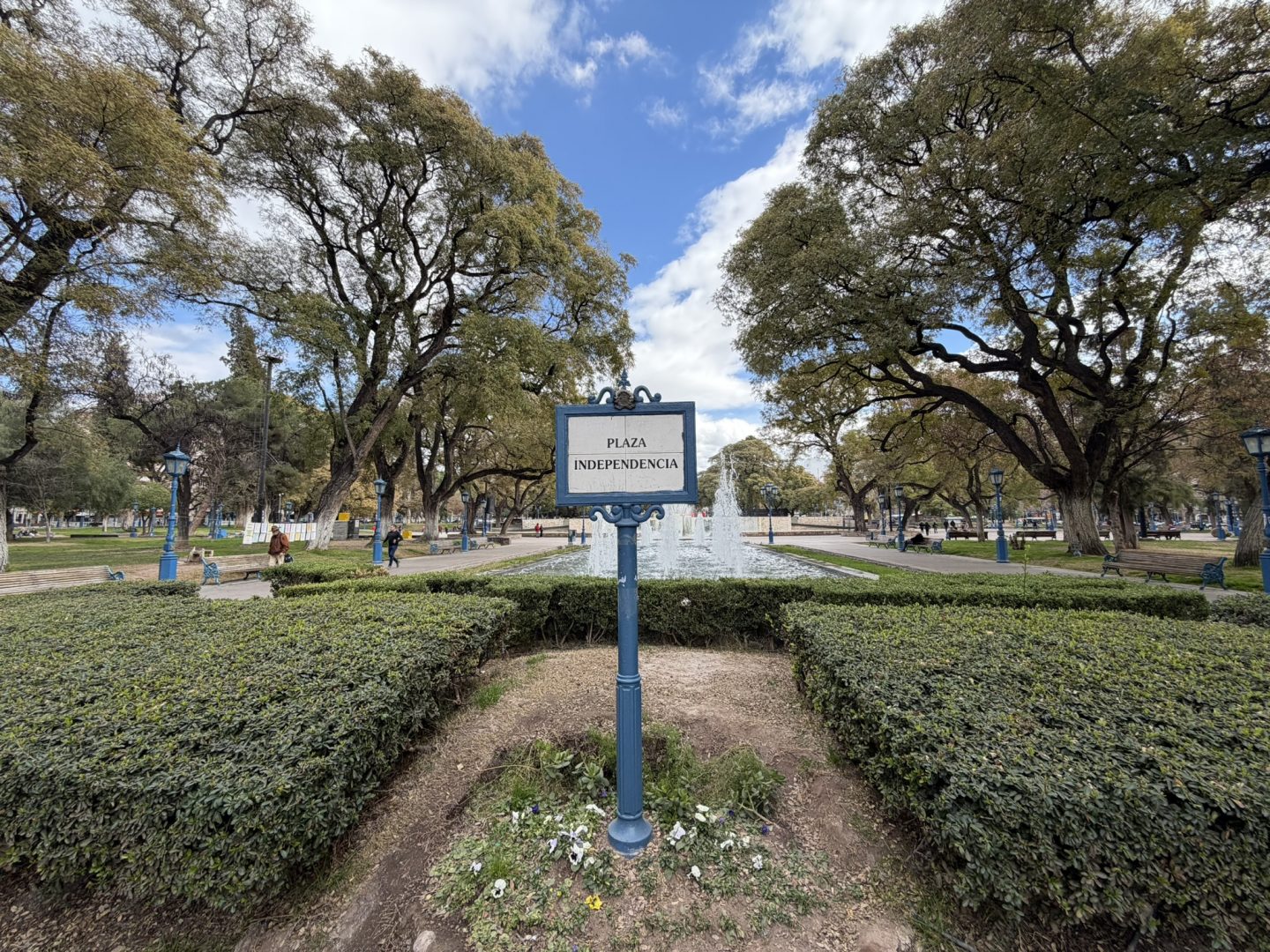 Plaza Independencia in Mendoza, Argentina