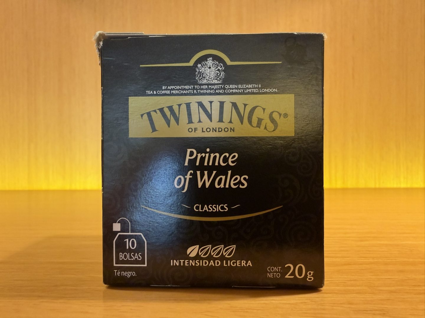 Twinings Prince of Wales tea bought in Uruguay