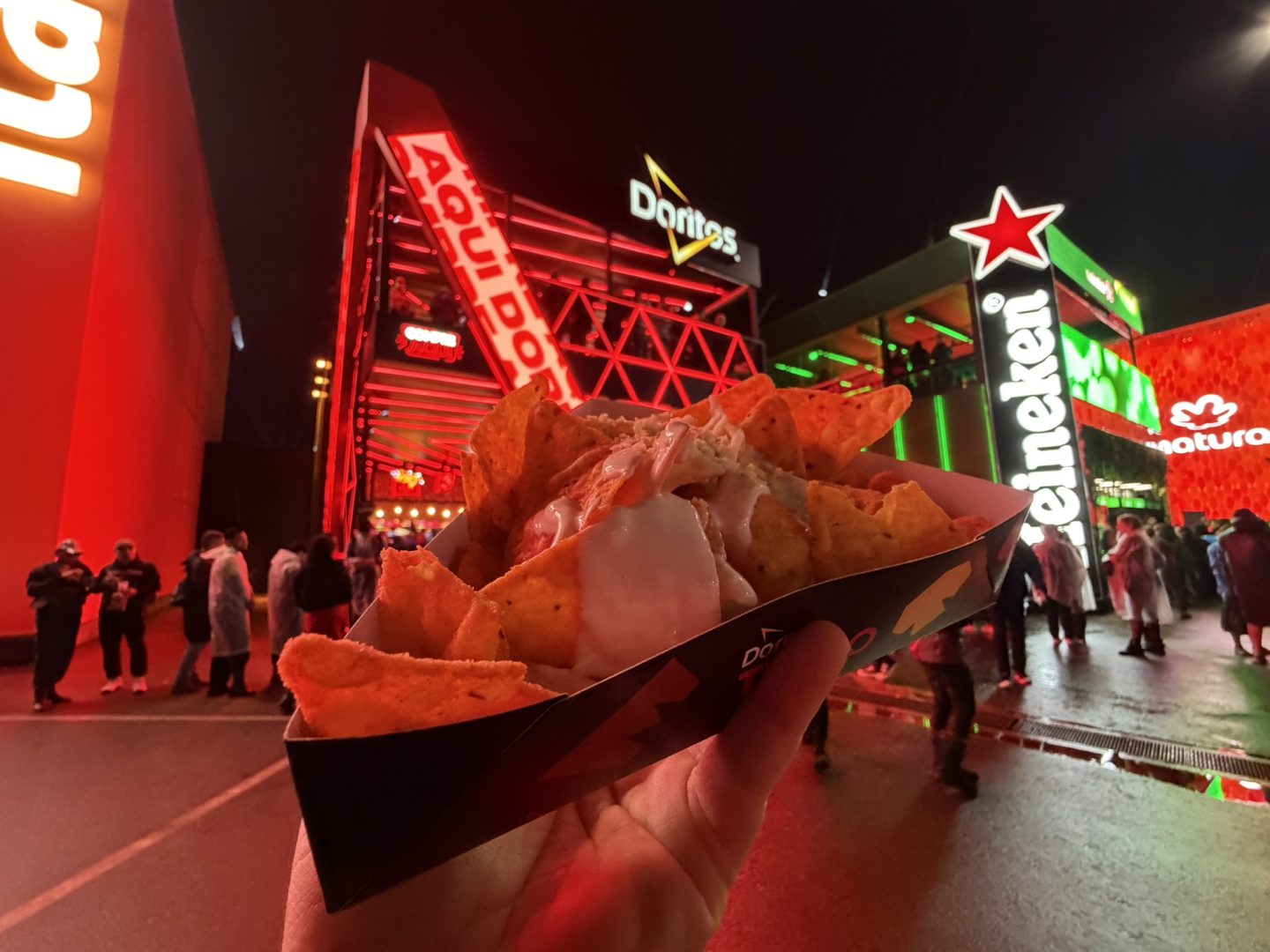 Nachos from a food stall at Rock in Rio